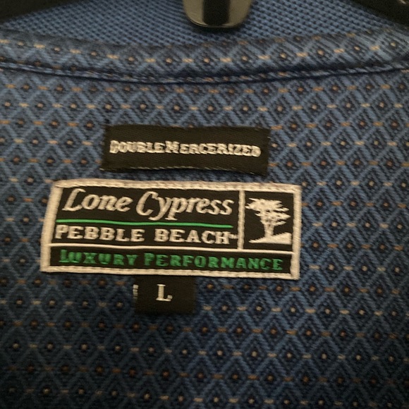 Lone Cypress men’s Pebble Beach golf shirt - Picture 2 of 3
